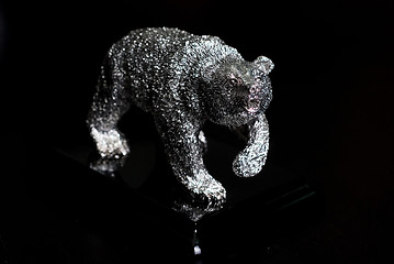 Image showing jewelry silver bear