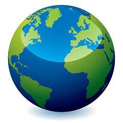 Image showing realistic earth globe