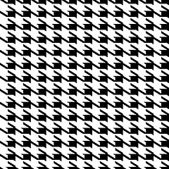 Image showing Houndstooth seamless background