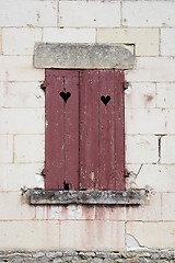 Image showing Shuttered window