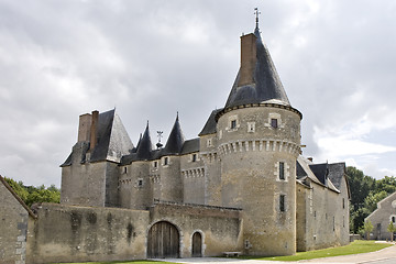 Image showing Fougeres-sur-Bievre castle