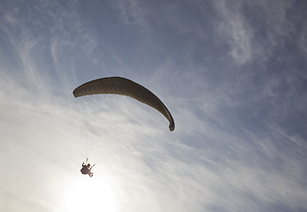 Image showing paragliding extreme sport