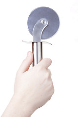 Image showing isolated pizza wheel cutter