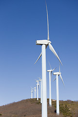 Image showing wind mill clean power