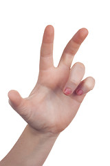 Image showing hand sign symbol