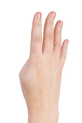 Image showing hand sign symbol