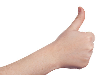 Image showing hand sign symbol