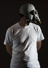 Image showing gas mask danger 