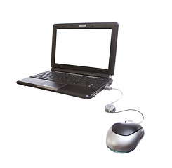 Image showing isolated technology netbook