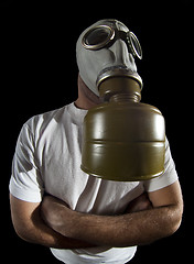 Image showing gas mask danger 