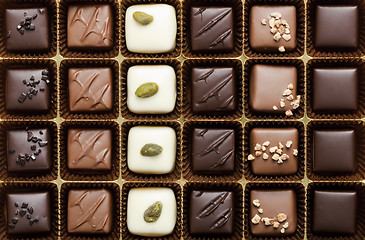 Image showing Box of the finest chocolate
