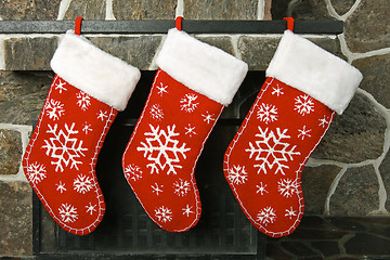 Image showing Christmas stockings