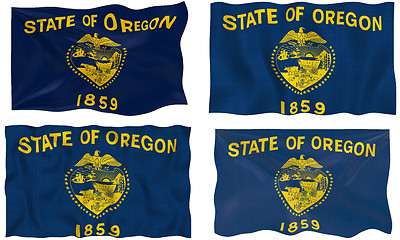Image showing Flag of Oregon