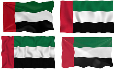 Image showing Flag of United Arab Emirates