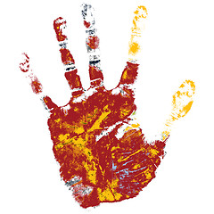 Image showing Hand print 