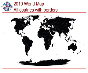 Image showing Complete world map