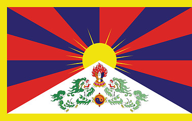Image showing Flag of Tibet 
