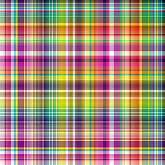 Image showing Seamless Vivid Plaid Pattern