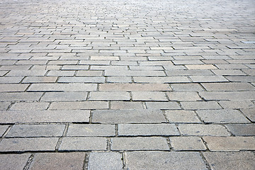 Image showing Cobbled street in Paris