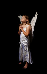 Image showing little angel girl