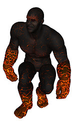 Image showing Fire giant