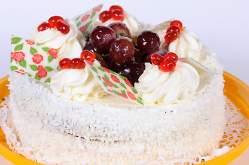 Image showing cake with cream
