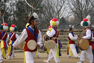 Image showing Korean dancers