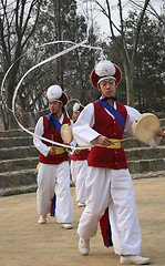 Image showing Korean dancers