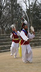 Image showing Korean dancers