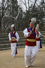 Image showing Korean dancers