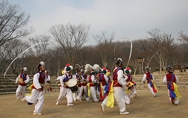 Image showing Korean dancers