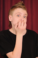Image showing The surprised teenager
