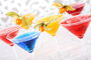 Image showing Cocktails