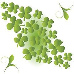 Image showing Clover background