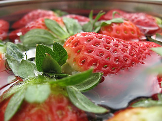 Image showing Strawberries