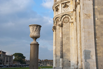 Image showing Architectural Detail of Piazza dei Miracoli, Pisa, Italy