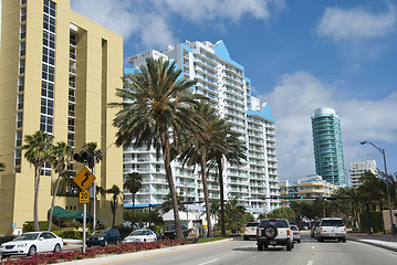 Image showing Streets of Miami, Florida