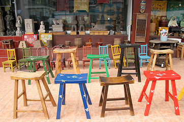 Image showing Stools and chairs