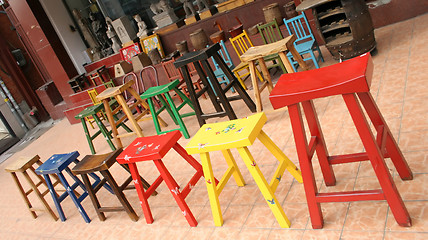 Image showing Colorful furniture