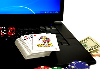 Image showing online gambling