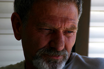 Image showing Thinking Man Portrait