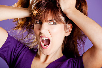 Image showing Angry woman