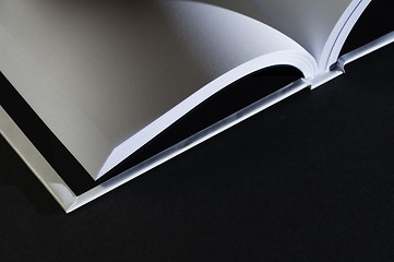 Image showing Open blank book