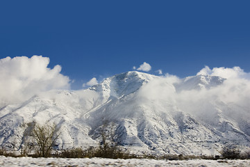 Image showing Mountains in Winter