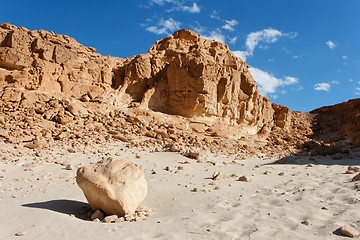 Image showing Rocky desert landscape