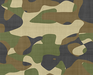 Image showing jungle camouflage fabric