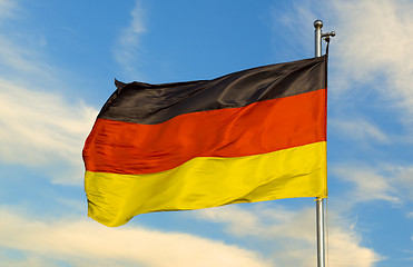 Image showing german flag on a pole