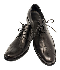 Image showing Man's black shoes