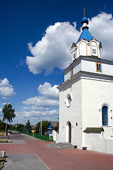 Image showing Church in small town