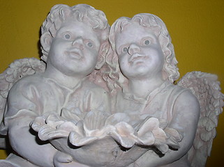 Image showing Boy and Girl Angels